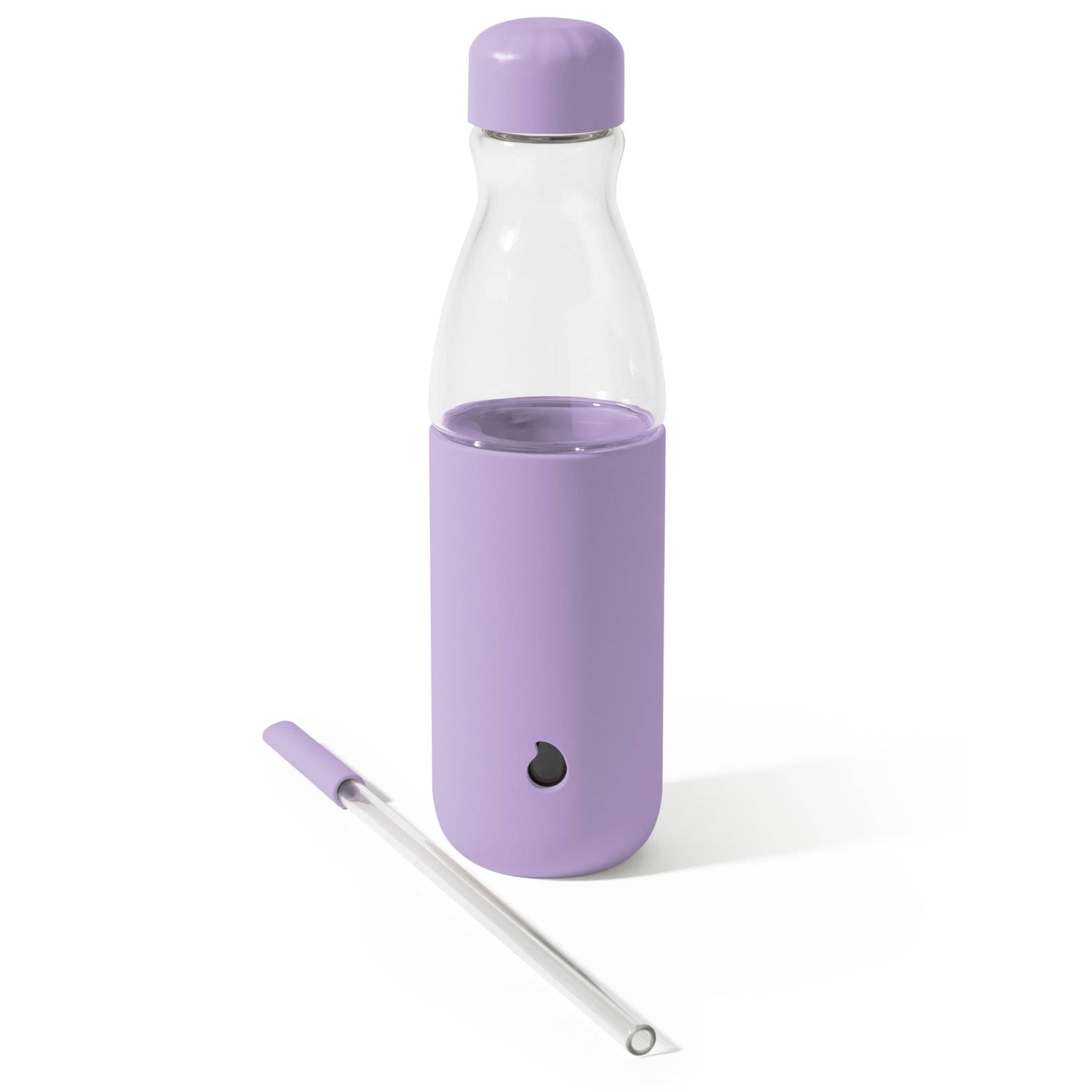 glass-original-bottle-18oz-n2 18oz_Lilac_Purple_Glass_Original_Bottle_Front_Cap_On_Straw_In_Front_Cap_Off_Straw_Out.jpg