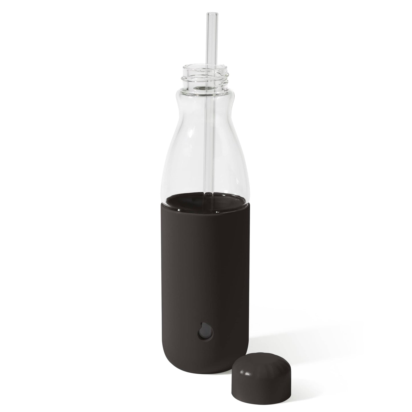glass-original-bottle-18oz-n2 18oz_Onyx_Black_Glass_Original_Bottle_Front_Cap_Off_Straw_In_Front_Cap_On_Straw_In.jpg