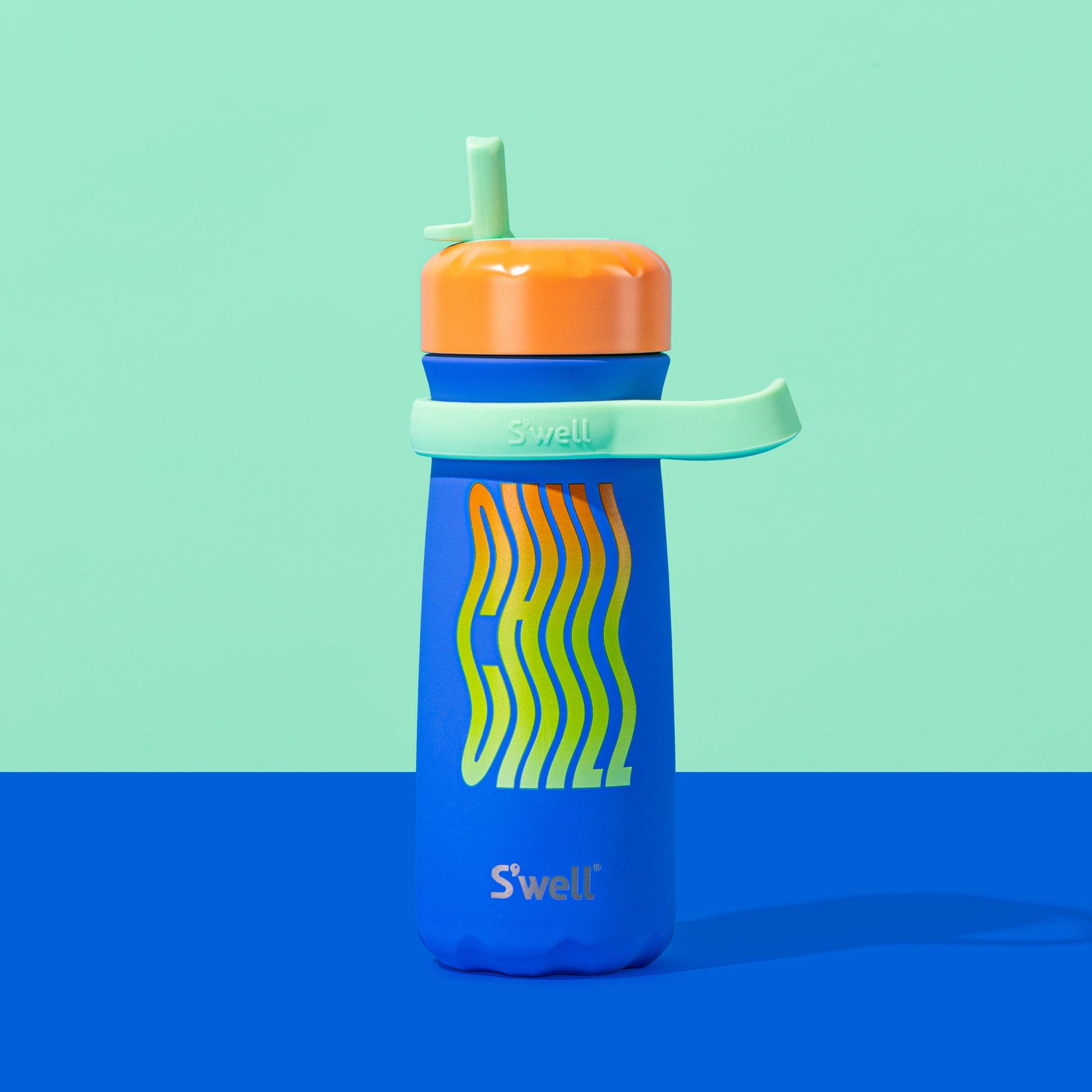 traveler-with-flip-straw-lid-16oz-w4 Swell-Kids-Water-Bottle-Traveler-16oz-Blue-Chill-Beauty.jpg