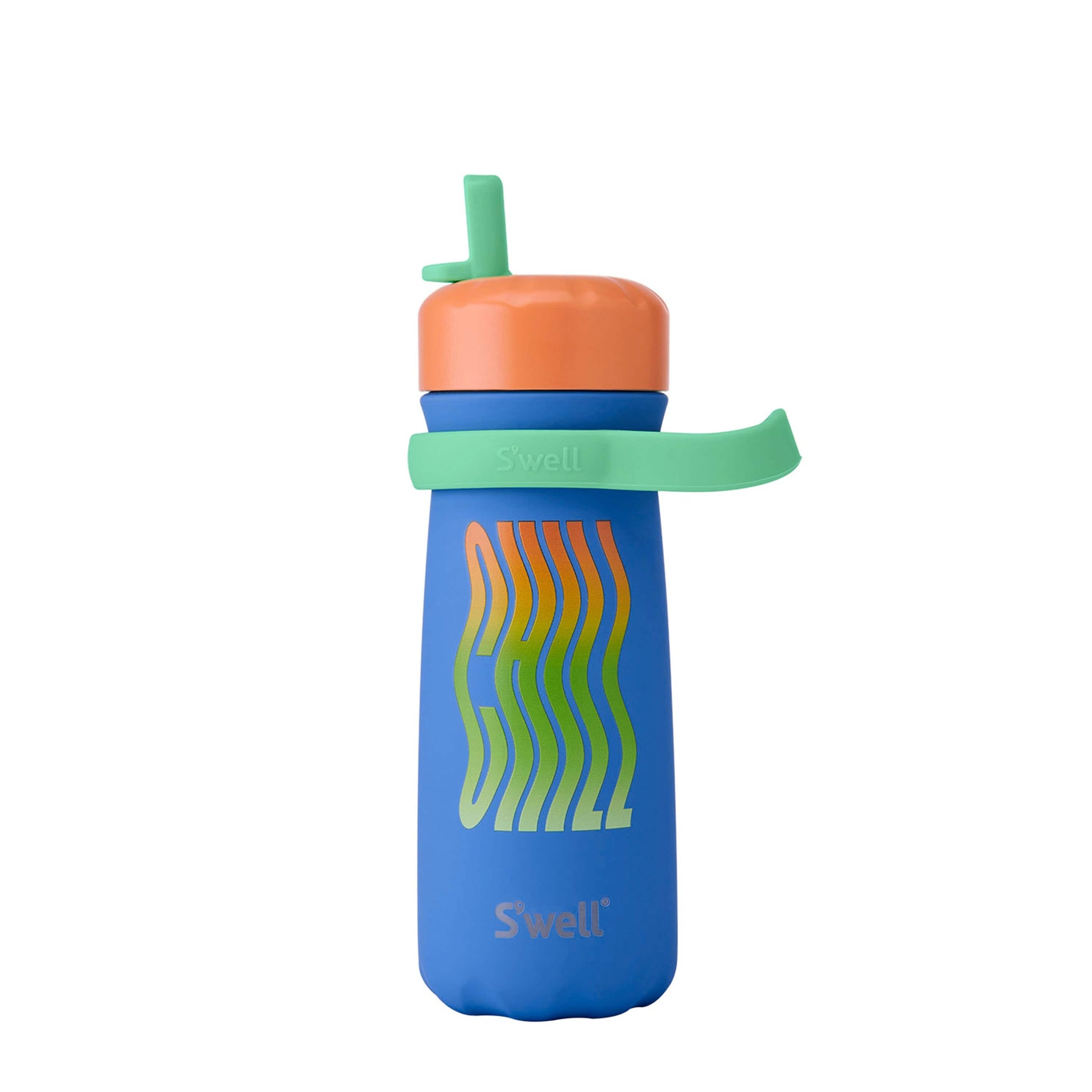 traveler-with-flip-straw-lid-16oz-w4 Swell-Kids-Water-Bottle-Traveler-16oz-Blue-Chill-Front-Lid-Up.jpg
