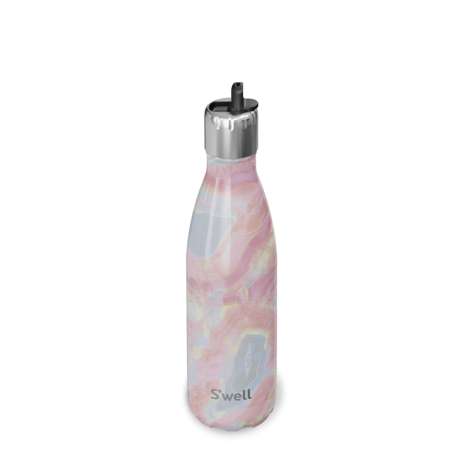 original-bottle-with-flip-straw-cap-17oz-x6 Swell-Water-Bottle-With-Straw-17oz-Pink-Geode-Rose-Straw-Up.jpg