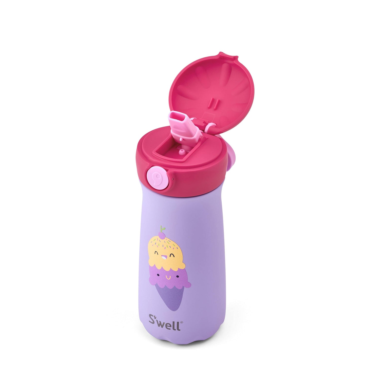 pop-top-traveler-14oz-y7 Swell14ozKidsPopTopTravelerHappyScoopsIceCreamFrontAngledTopOpen.jpg